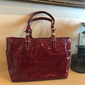 Coach Patent Leather Bag